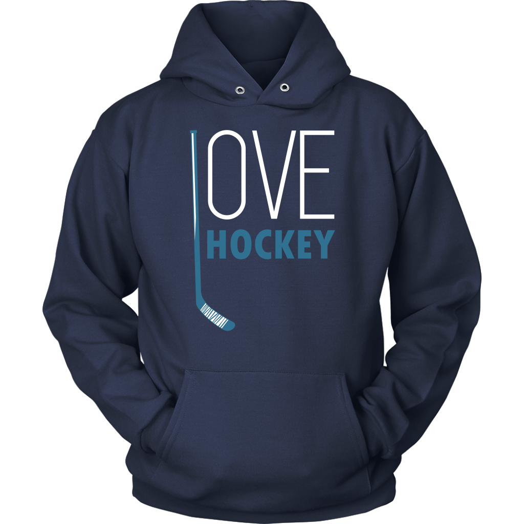 Hockey Love Hockey Gift, Unisex Longsleeve, Hoodie, Crewneck long sleeve, Sweatshirt, Jersey