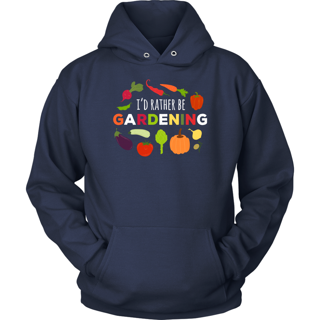 Gardening I'd rather be gardening Gift, Unisex Longsleeve, Hoodie, Crewneck long sleeve, Sweatshirt, Jersey