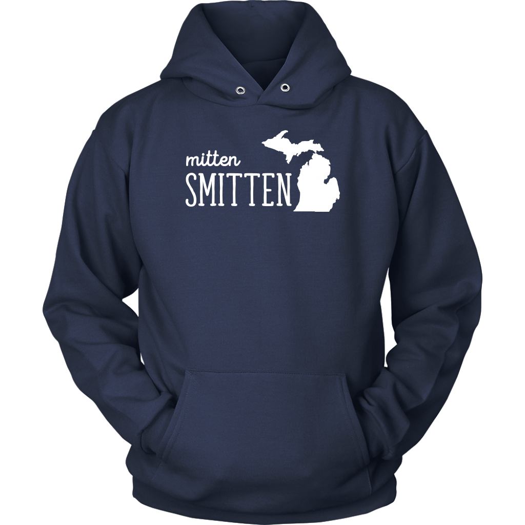 Michigan Mitten smitten Gift, Unisex Longsleeve, Hoodie, Crewneck long sleeve, Sweatshirt, Jersey