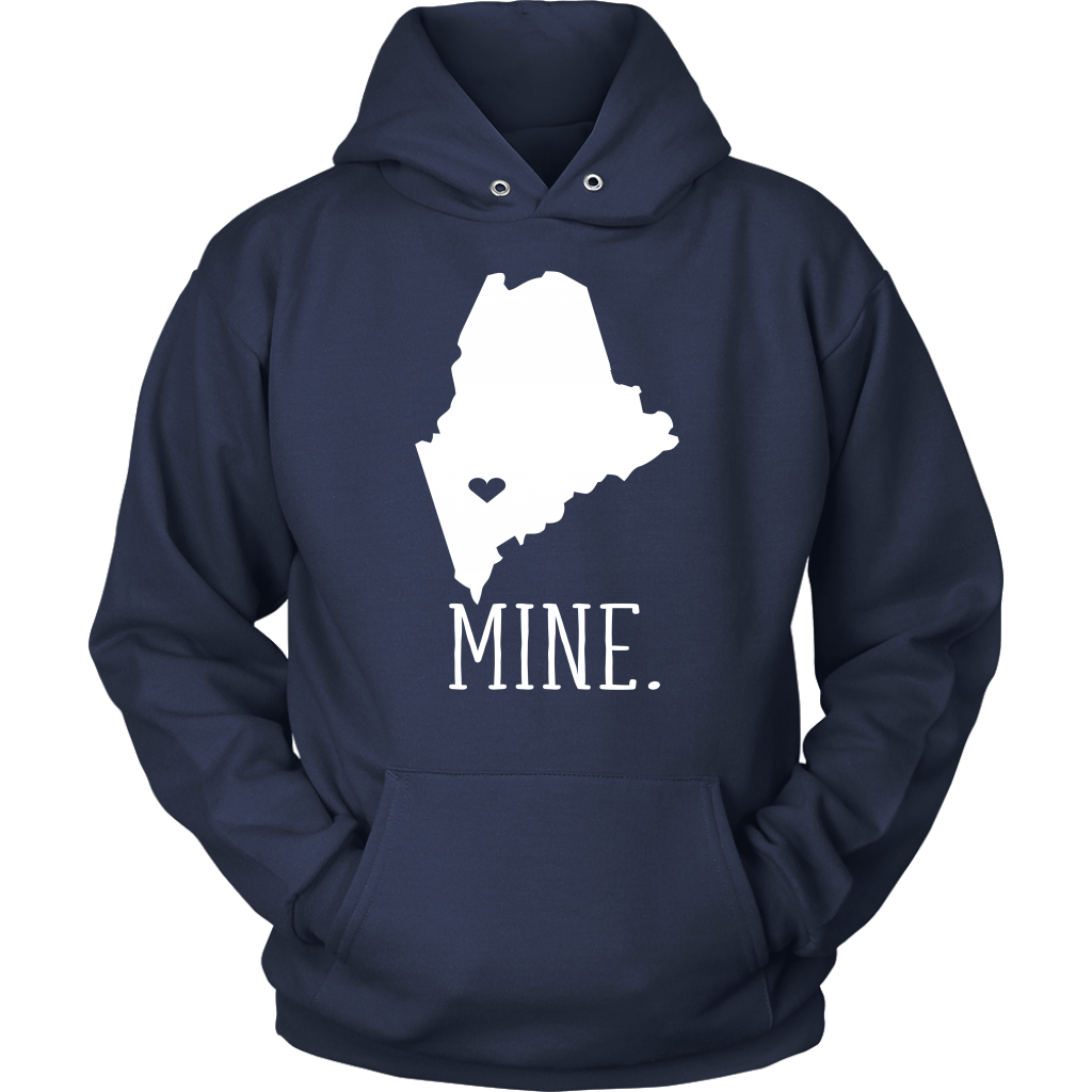 Maine Mine. Gift, Unisex Longsleeve, Hoodie, Crewneck long sleeve, Sweatshirt, Jersey