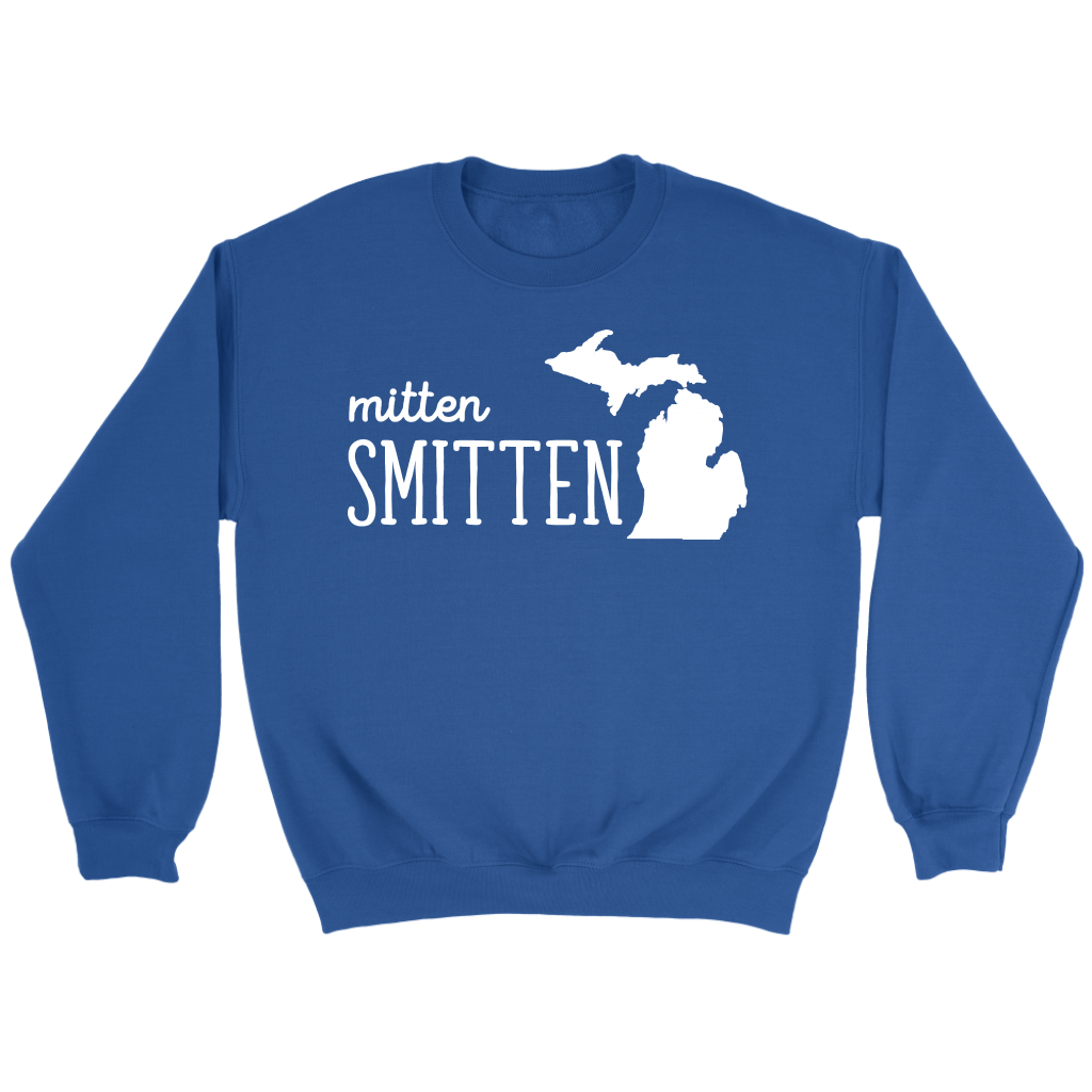 Michigan Mitten smitten Gift, Unisex Longsleeve, Hoodie, Crewneck long sleeve, Sweatshirt, Jersey
