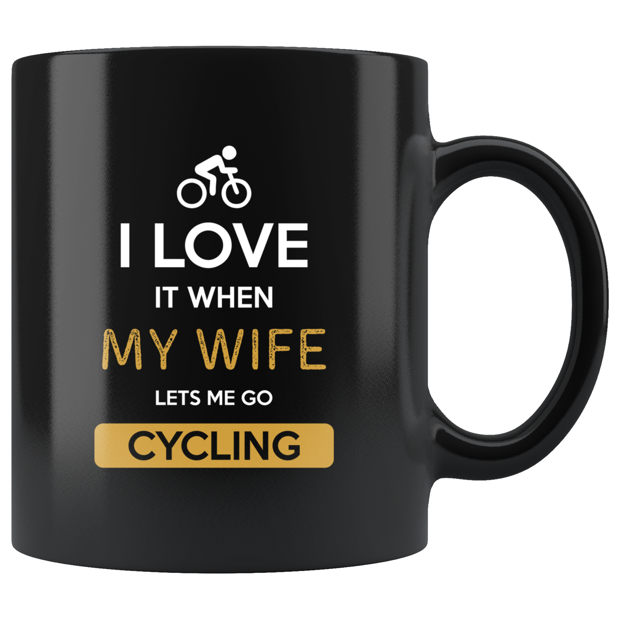 i love when my wife let me cycling