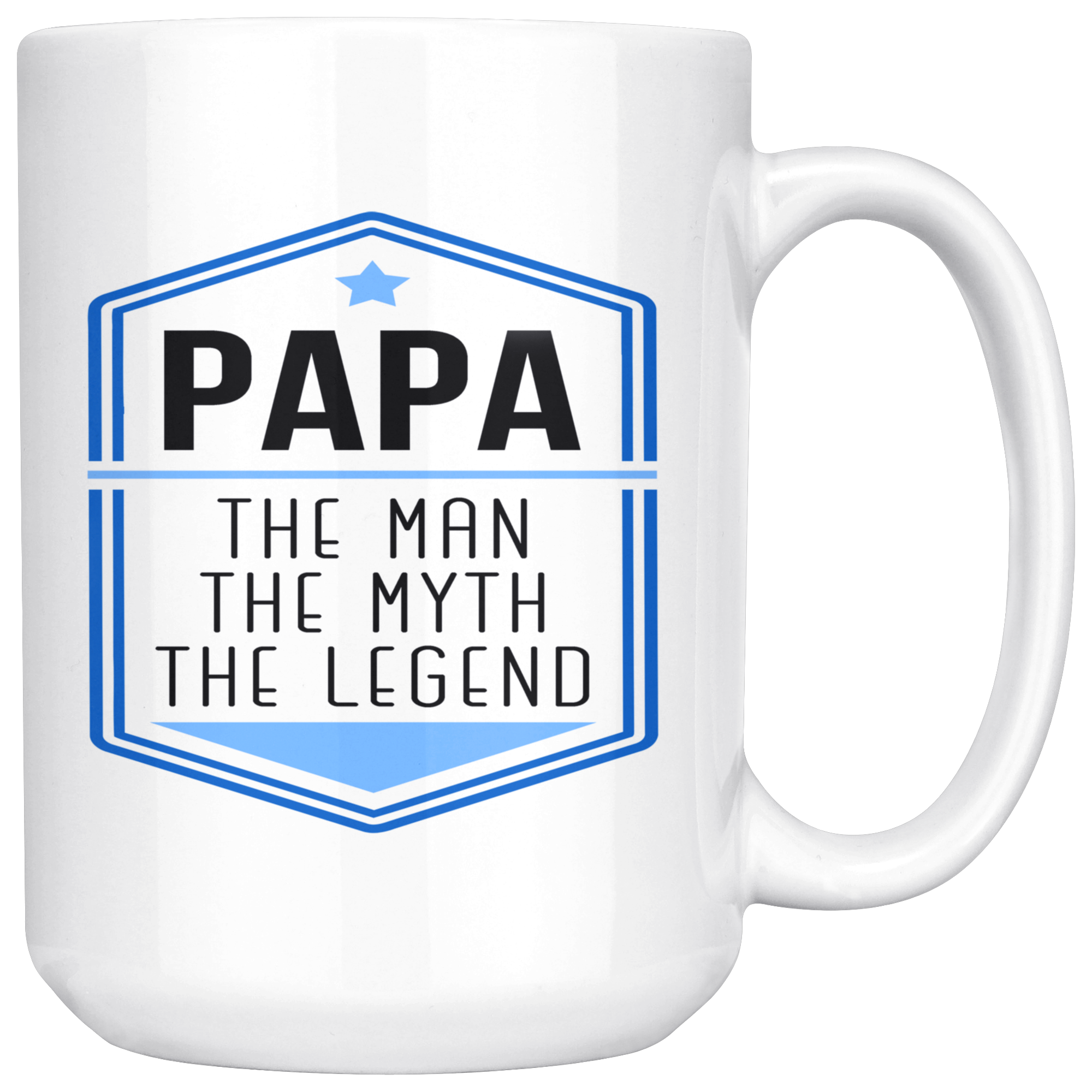 Grandpa White Mug, Birthday Present, Christmas Gift, Personalized White Mug, 15oz white mug, Cool Grandpa Gift