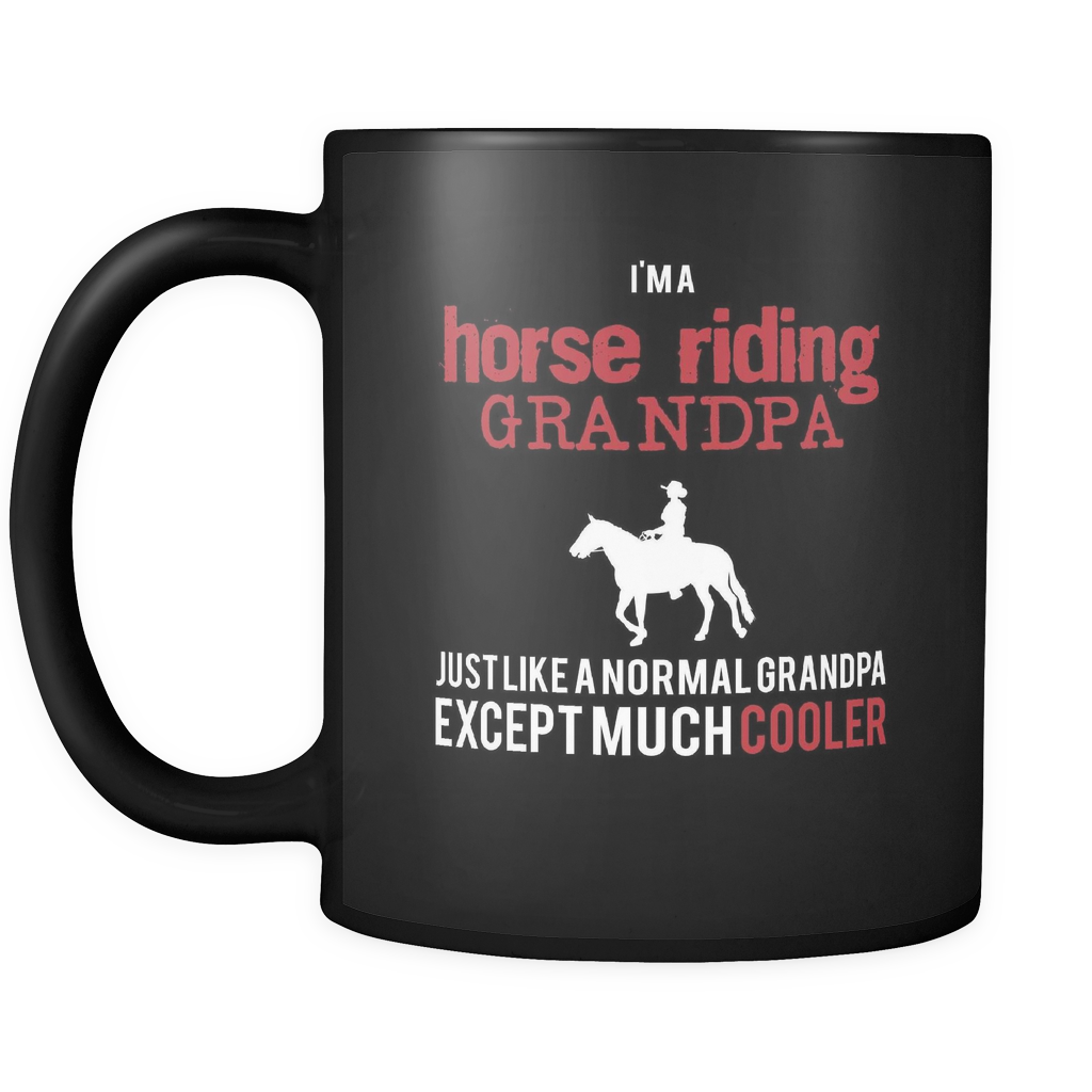 Horse riding Grandpa