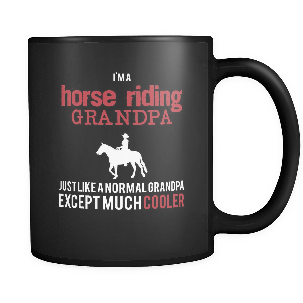 Horse riding Grandpa
