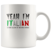 Italian Person Gift, Italians lover, Italians White Mug, Birthday Present, Christmas Gift, 11oz  white mug, Fun gift