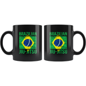 Mug Brazilian Jiu Jitsu - BJJ Brazilian Jiu-Jitsu mug - BJJ Coffee Cup BJJ Coffee Mug (11oz) Black