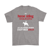Horse riding Gift, I'm a Horse riding grandpa, Grandpa tee, Unisex T-shirt, Grandfather gift, Grandfather t-shirt