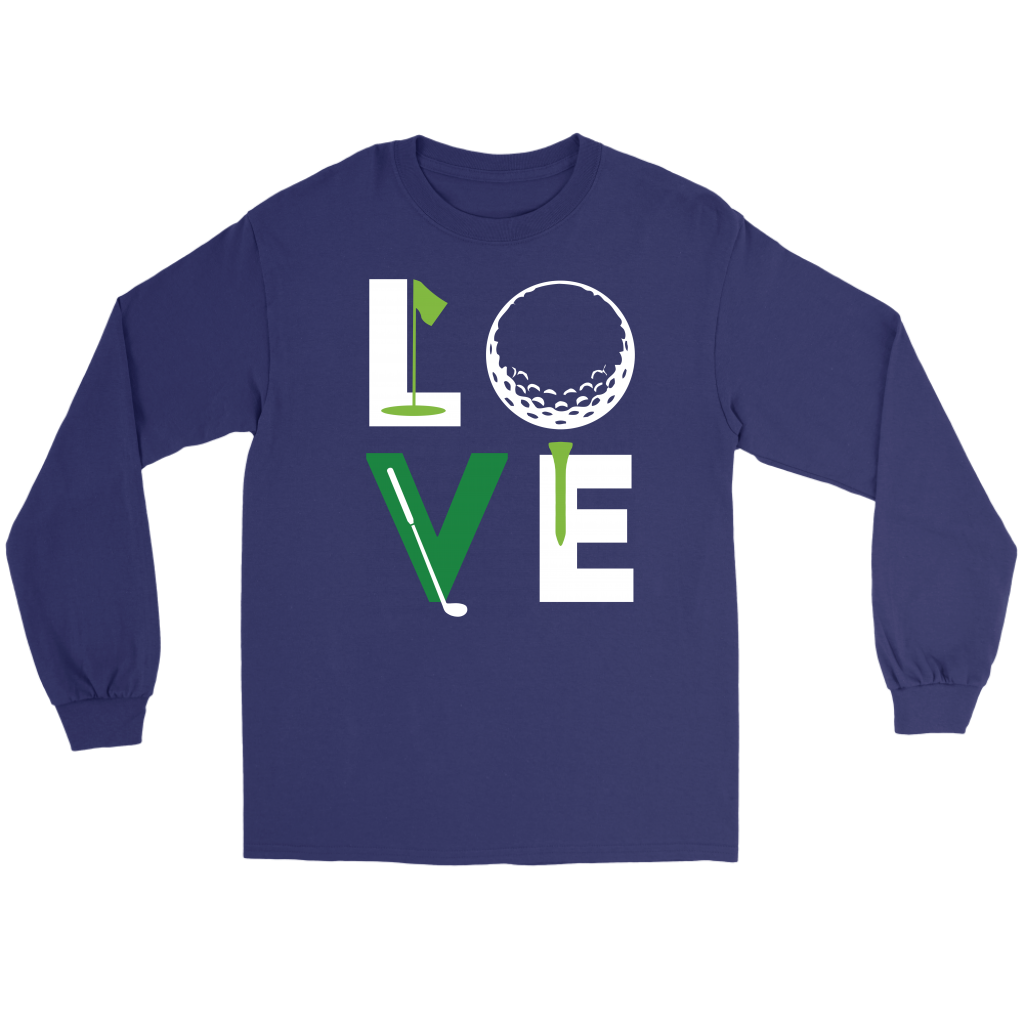 Golf Love Gift, Unisex Longsleeve, Hoodie, Crewneck long sleeve, Sweatshirt, Jersey