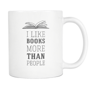 I like books more than people