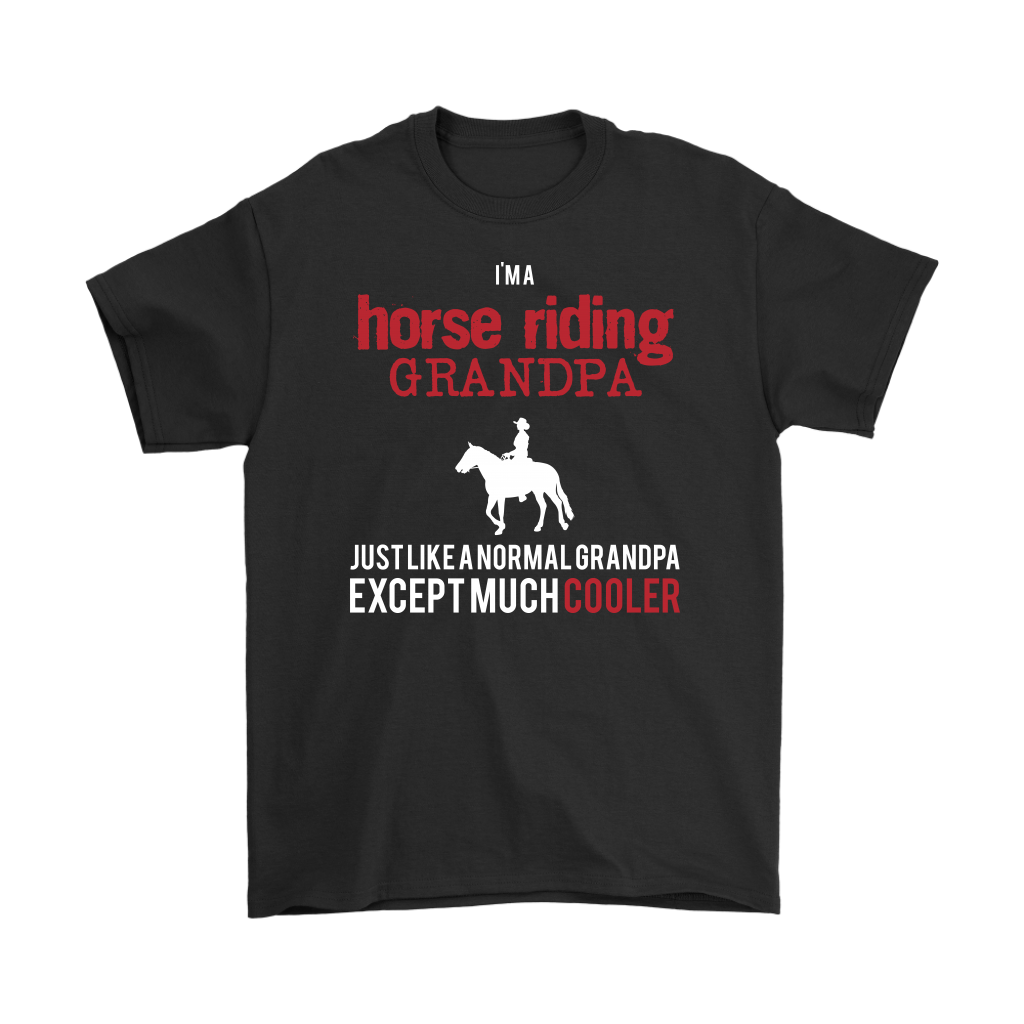 Horse riding Gift, I'm a Horse riding grandpa, Grandpa tee, Unisex T-shirt, Grandfather gift, Grandfather t-shirt