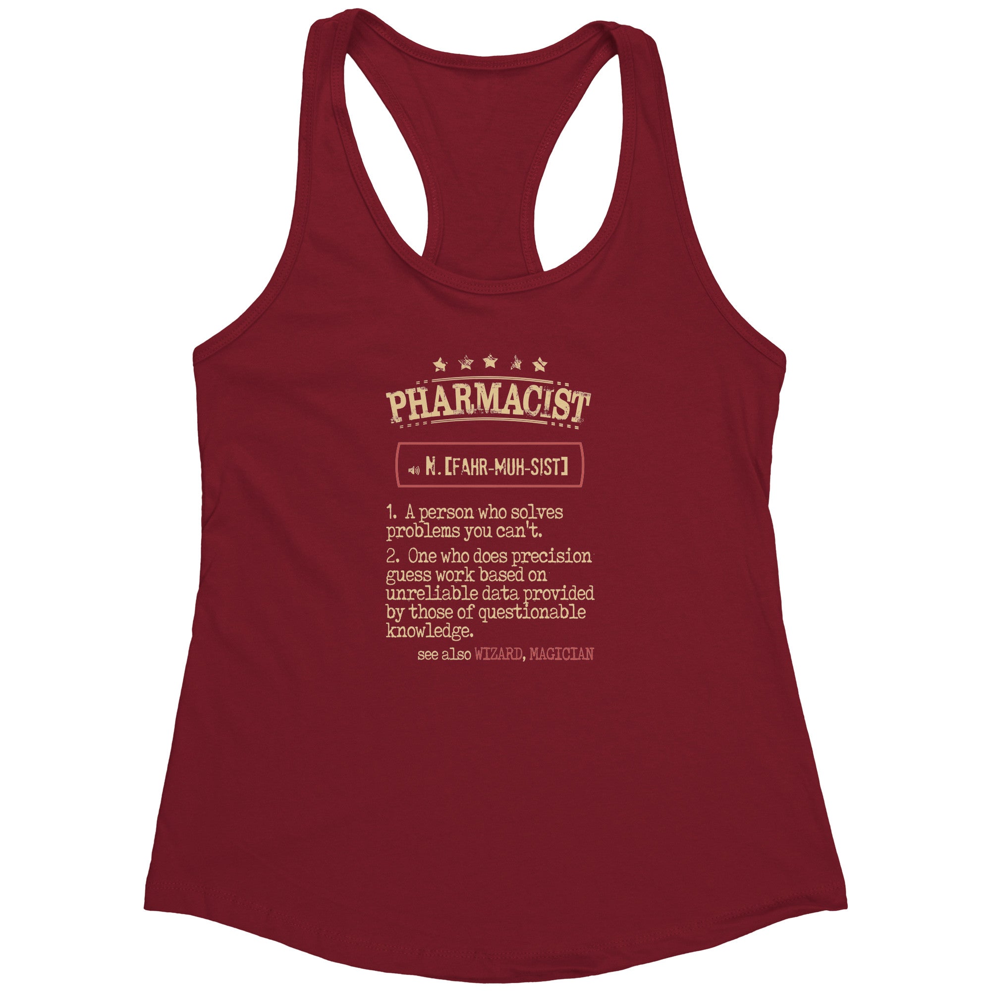Pharmacist Racerback Tank