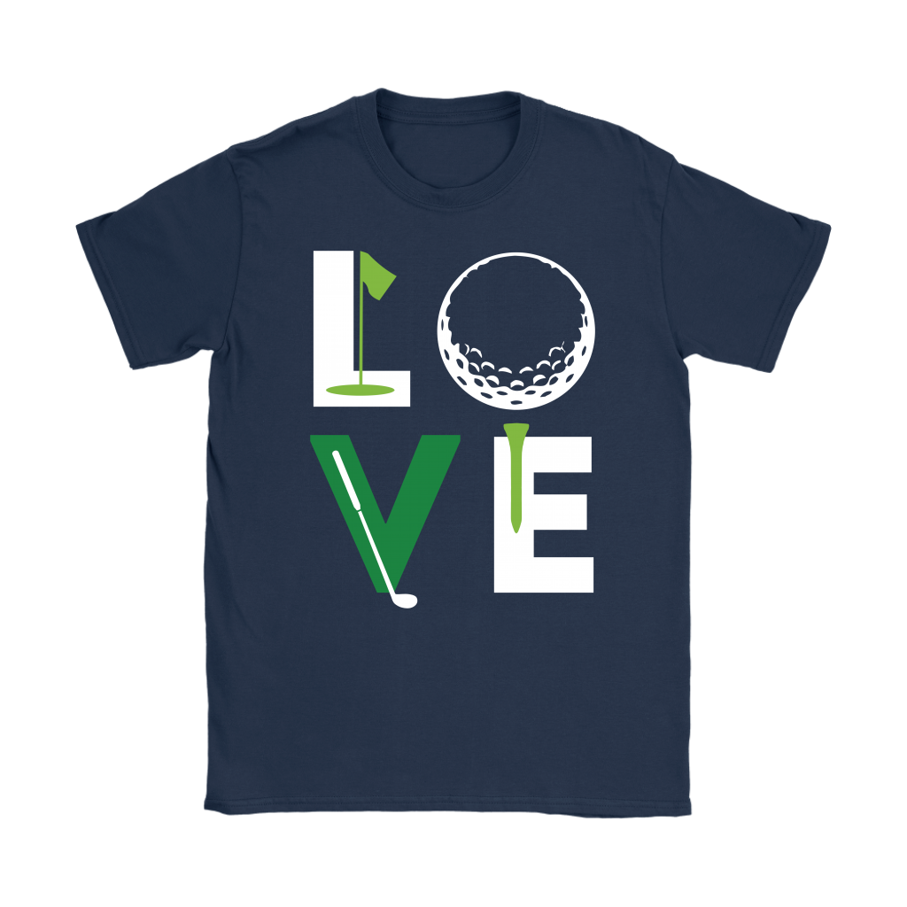 Golf Love Gift, Woman's tee, Unisex T-shirt, V-neck, Summer Apparel