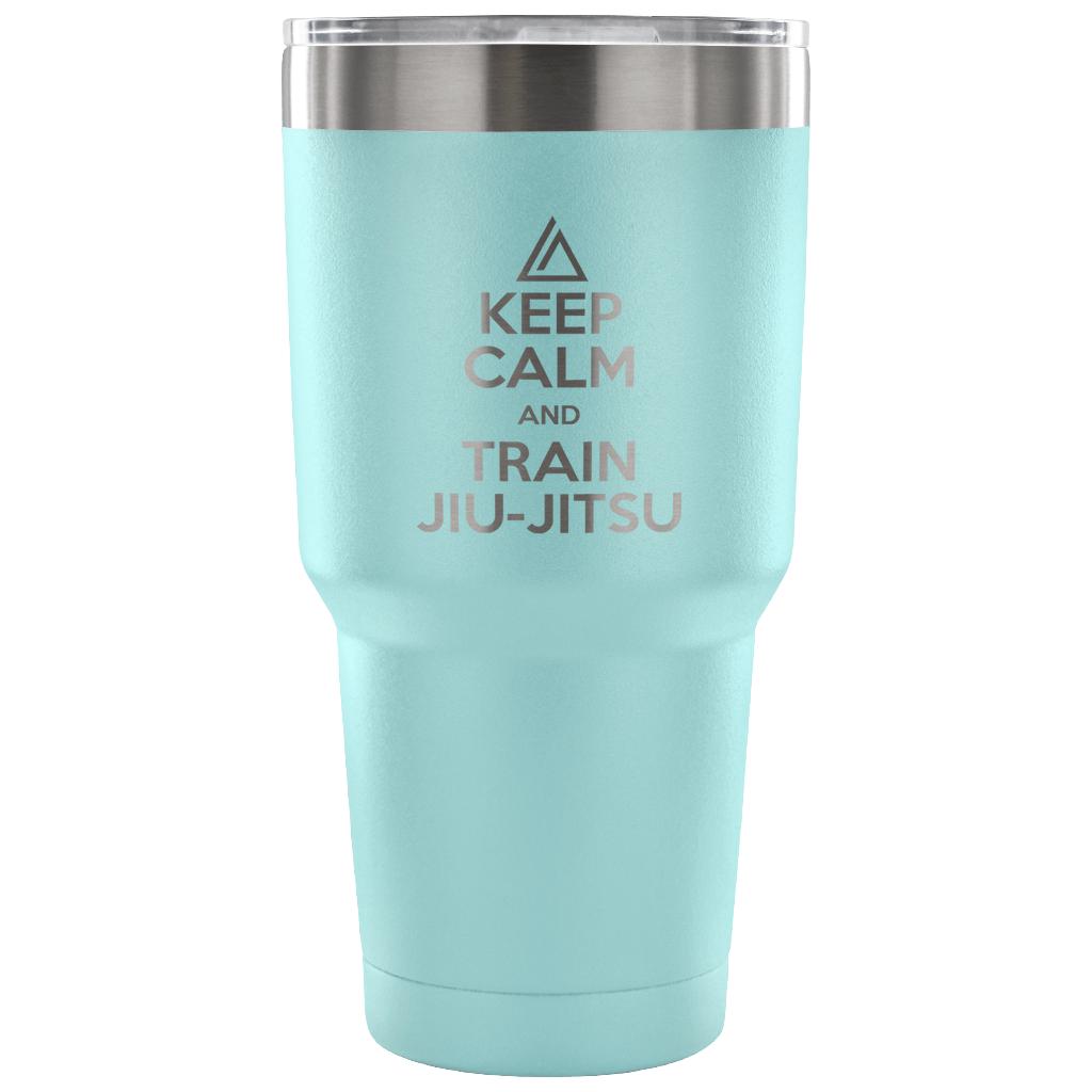 Keep calm and train jiu jitsu Tumbler 30oz