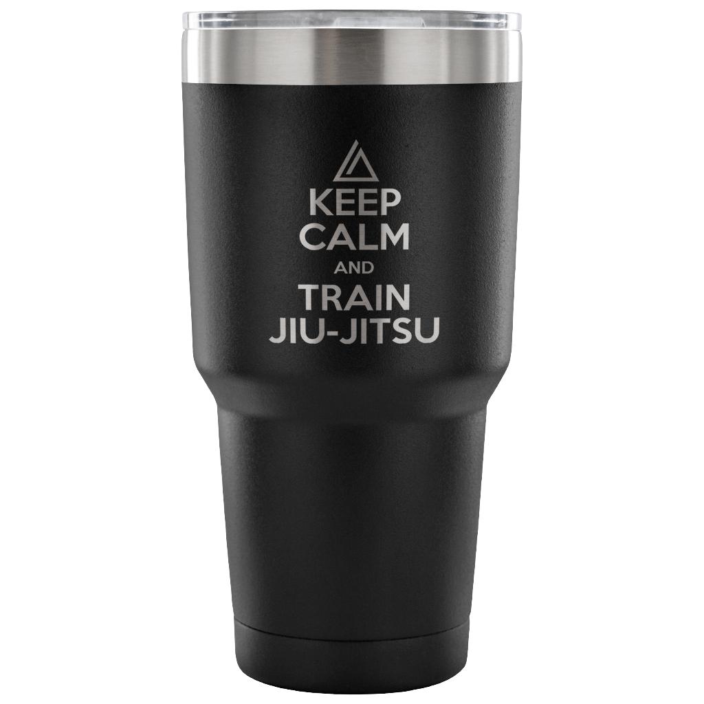 Keep calm and train jiu jitsu Tumbler 30oz