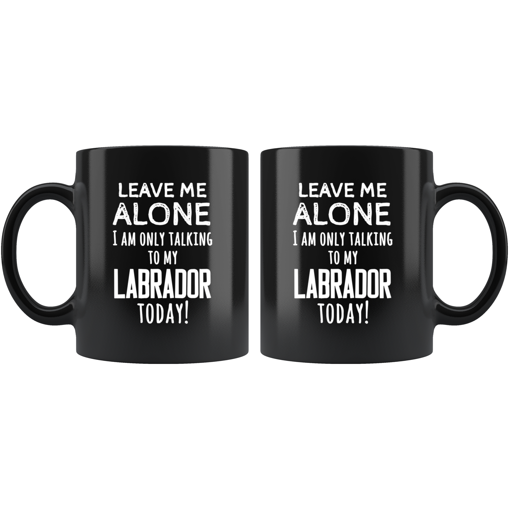 Leave me alone I want to talk with my Labrador
