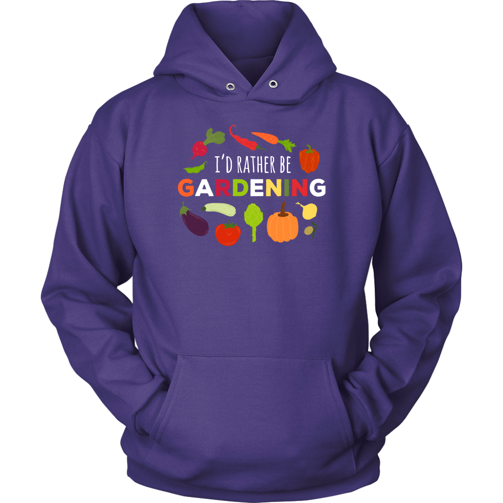 Gardening I'd rather be gardening Gift, Unisex Longsleeve, Hoodie, Crewneck long sleeve, Sweatshirt, Jersey