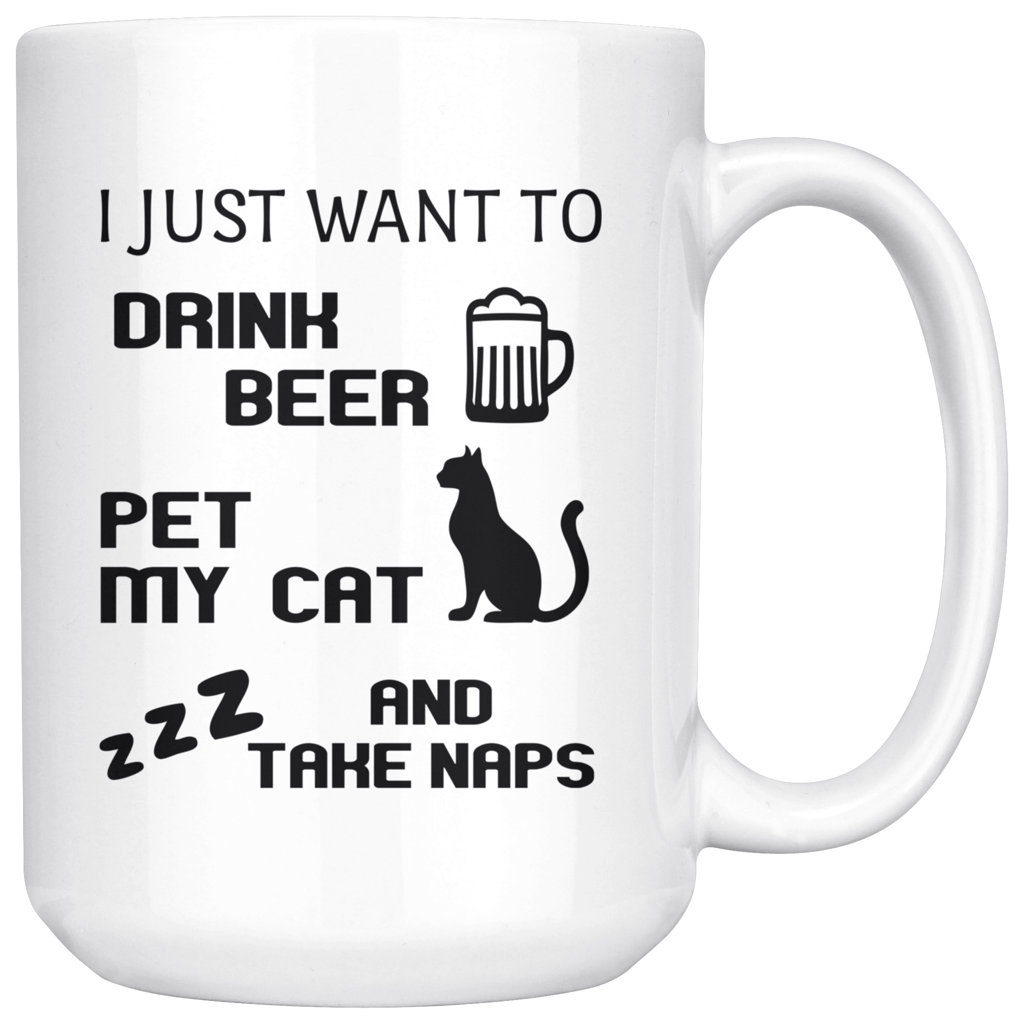 Just want to drink beer and pet my cat