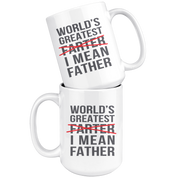 Father's Day White Mug, Birthday Present, Christmas Gift, 15oz white mug, Father's Day Gift