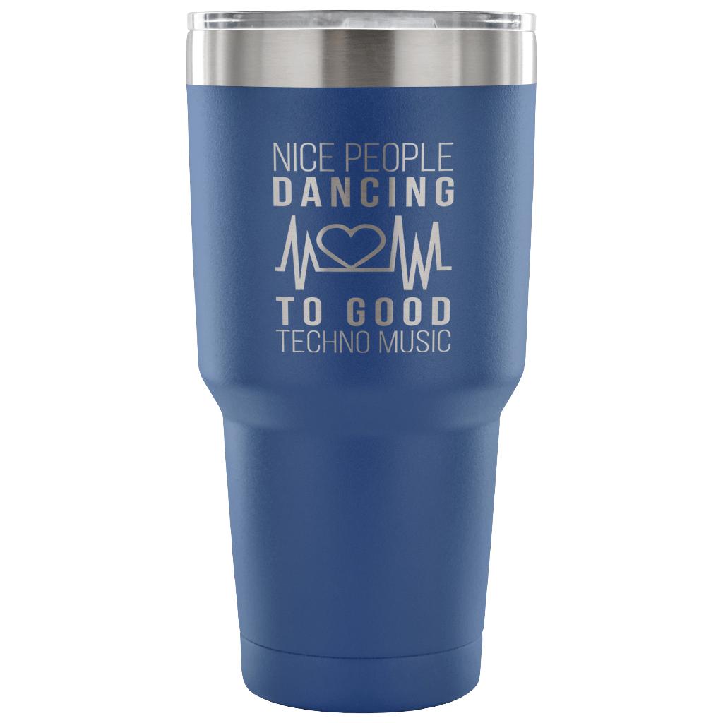 Nice people dancing to good techno music Tumbler 30oz