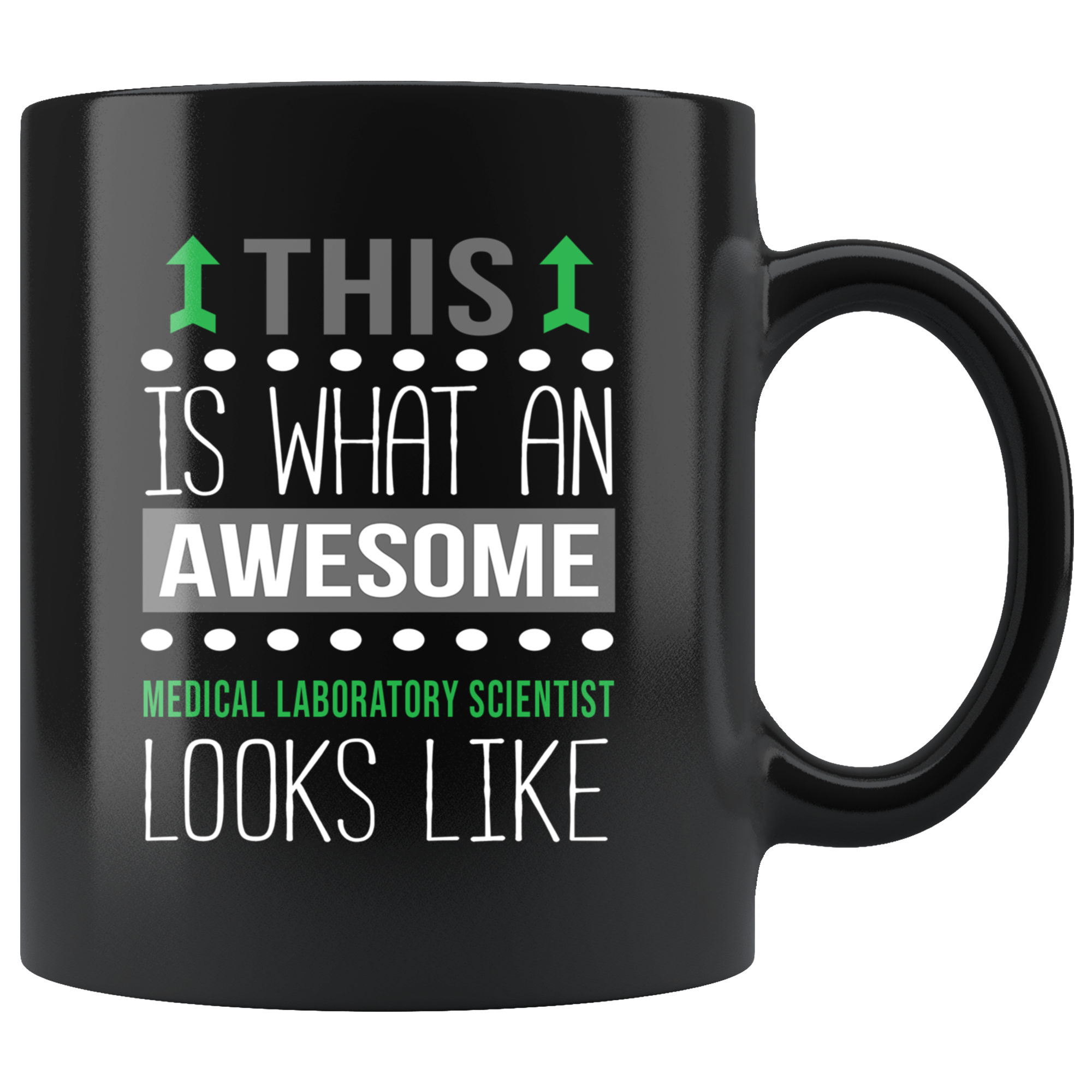 Medical Laboratory Scientist Black Mug