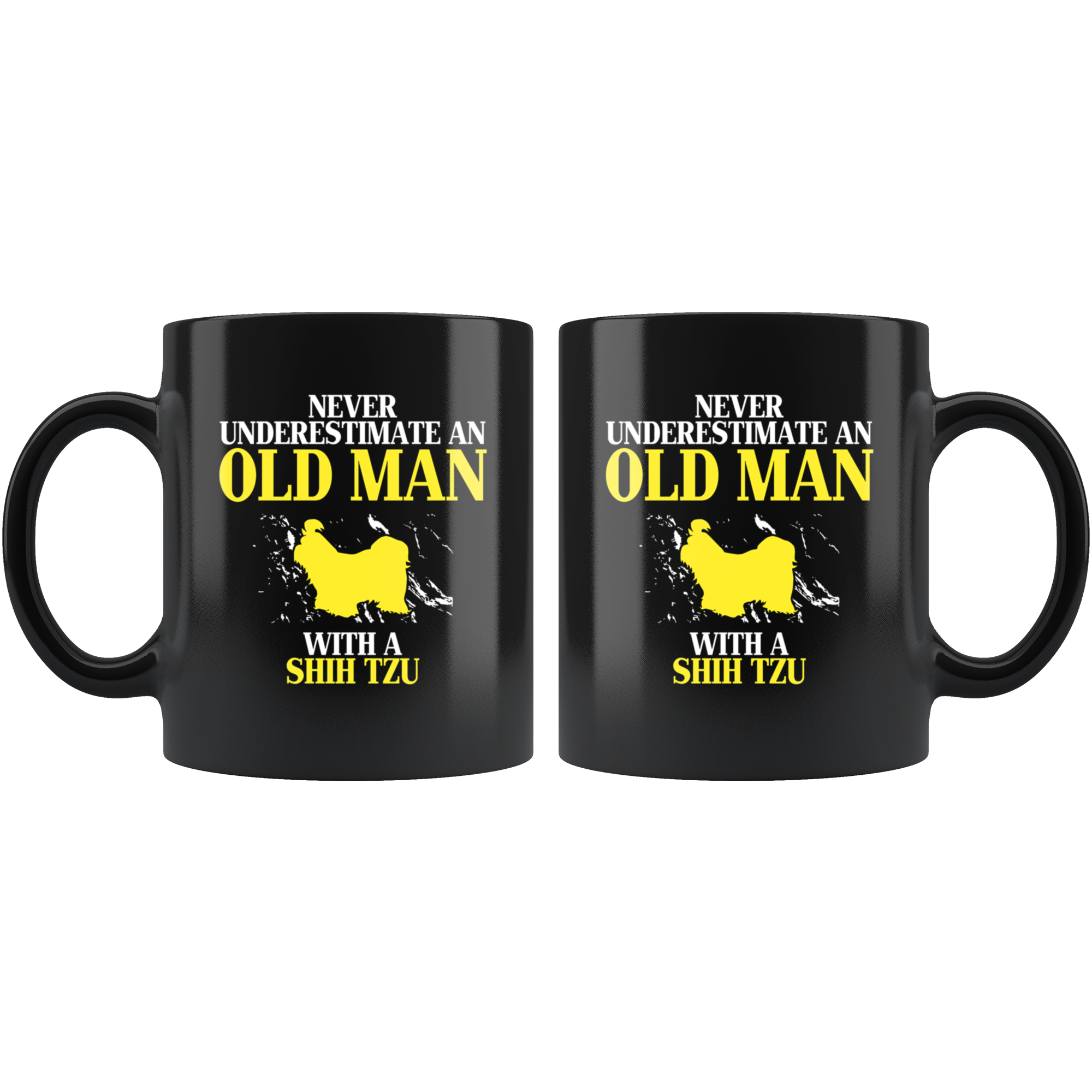 Never underestimate old men with shih tzu