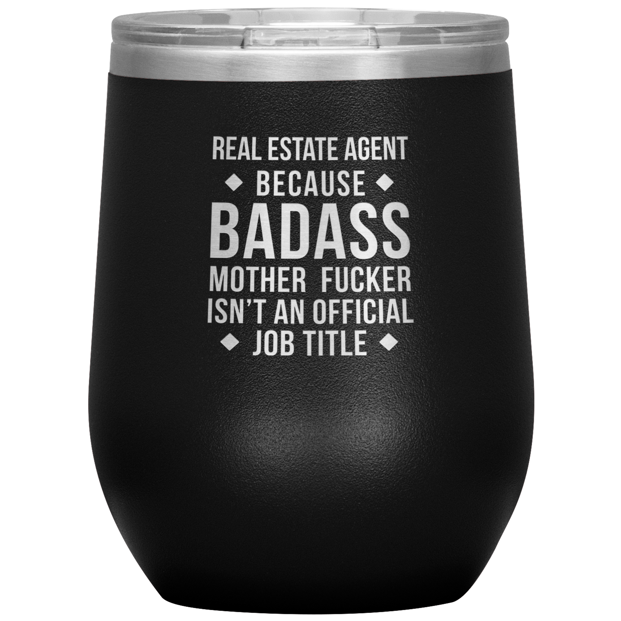 Real Estate Agent Gift, Real Estate Agent badass, Vacuum Tumbler, Travel mug, Coffee Tumbler, Present for Real Estate Agent Colleague