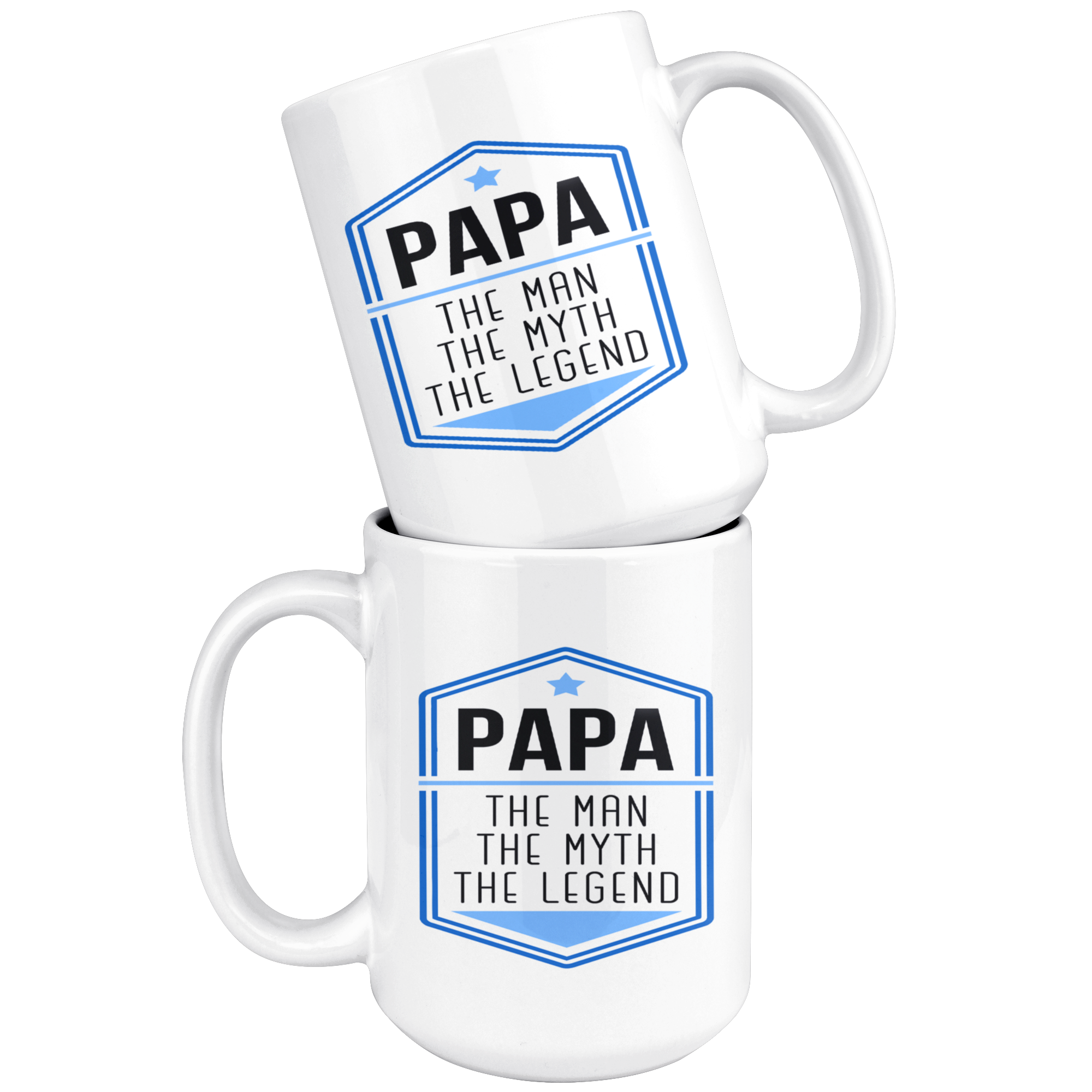 Grandpa White Mug, Birthday Present, Christmas Gift, Personalized White Mug, 15oz white mug, Cool Grandpa Gift