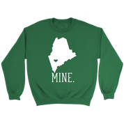 Maine Mine. Gift, Unisex Longsleeve, Hoodie, Crewneck long sleeve, Sweatshirt, Jersey