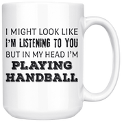 I think about handball