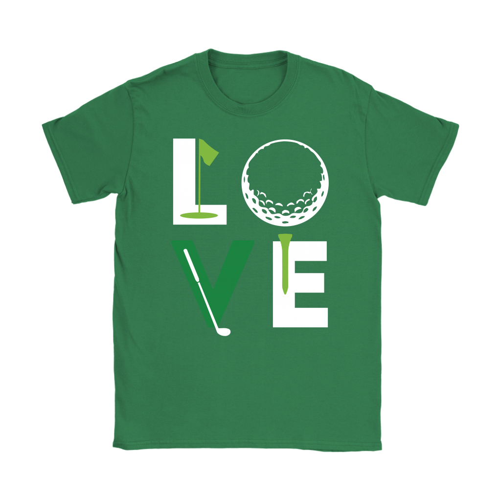 Golf Love Gift, Woman's tee, Unisex T-shirt, V-neck, Summer Apparel