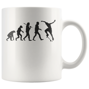 Evolution of skating Coffee Mug 11 oz. Skaters gift