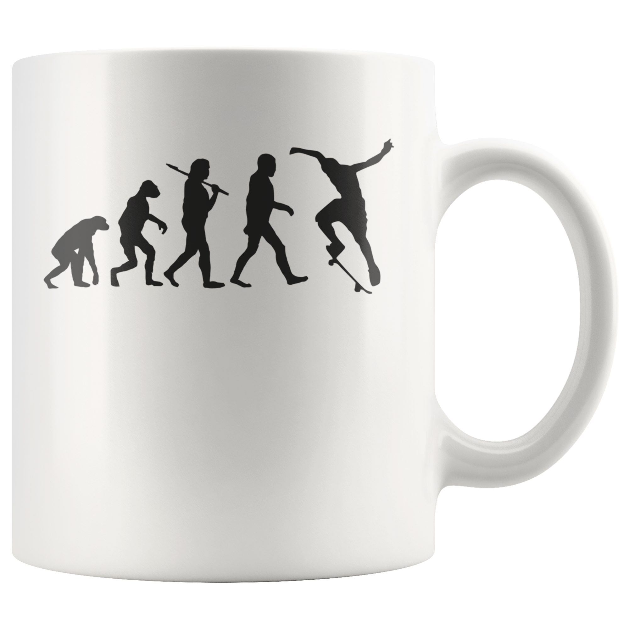 Evolution of skating Coffee Mug 11 oz. Skaters gift