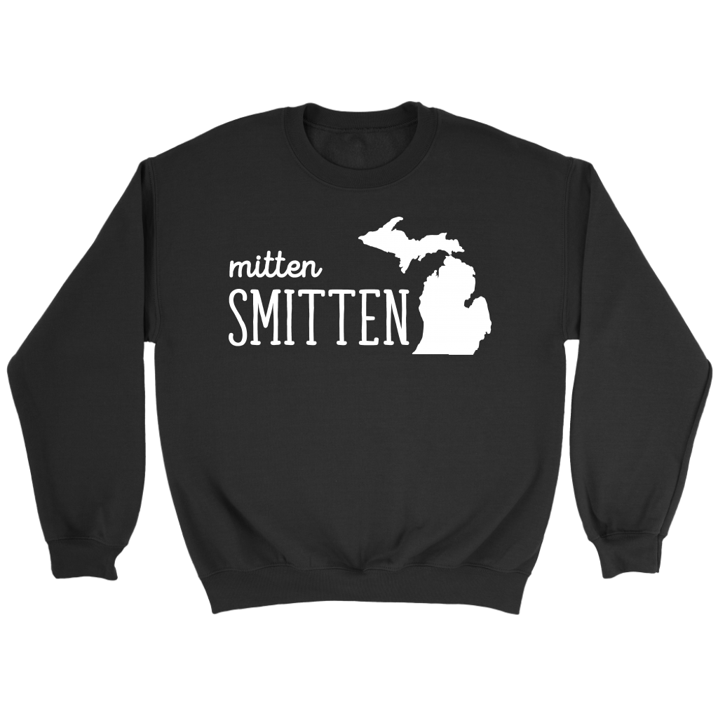 Michigan Mitten smitten Gift, Unisex Longsleeve, Hoodie, Crewneck long sleeve, Sweatshirt, Jersey
