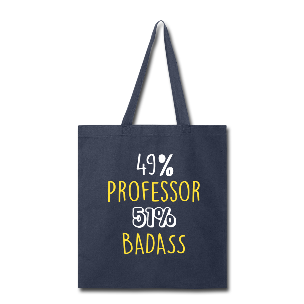 Professor Badass Tote Bag - navy