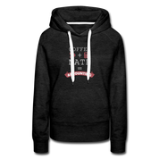 Coffee + math = accounting Women’s Premium Hoodie - charcoal grey