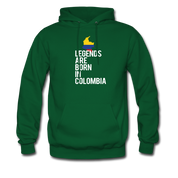 Legends are born in Colombia Unisex Hoodie - forest green