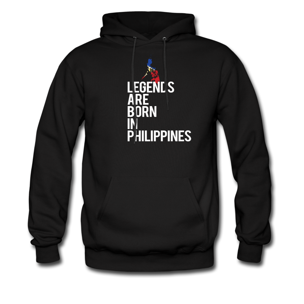 Legends are born in Philippines Unisex Hoodie - black