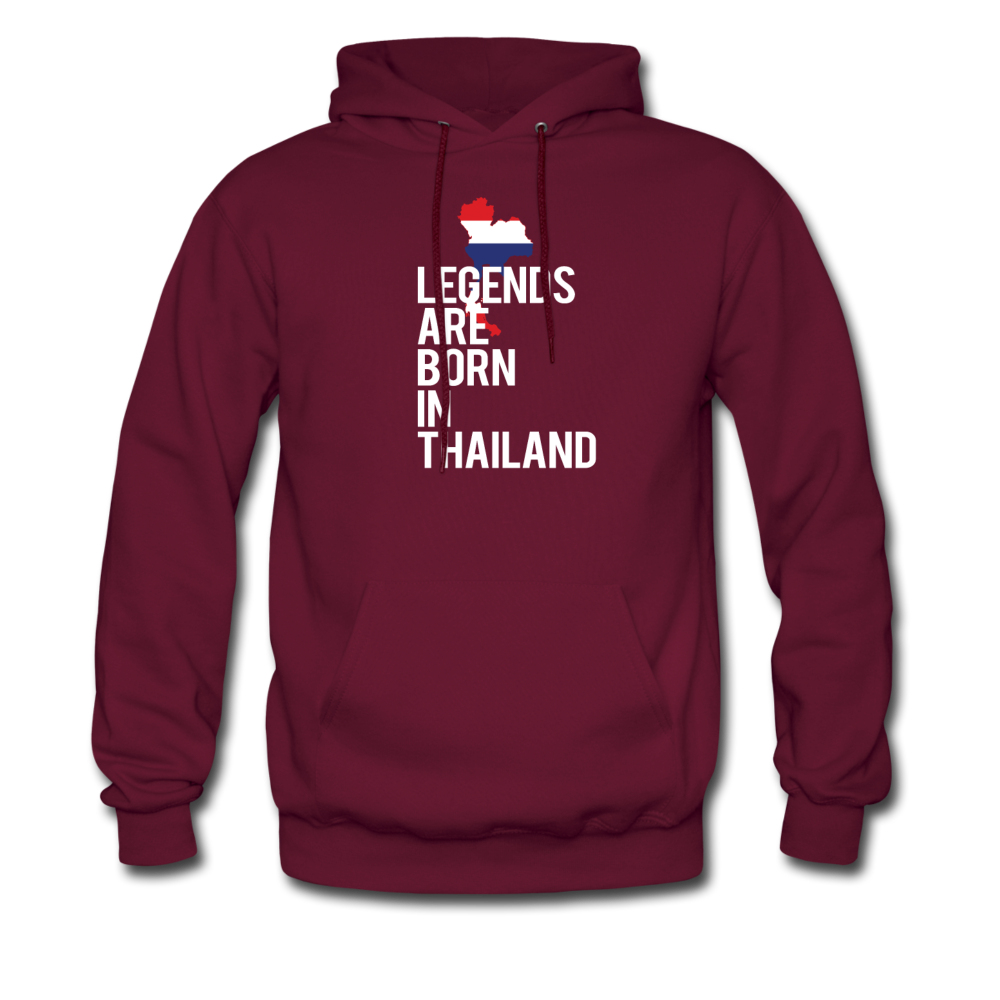 Legends are born in Thailand Unisex Hoodie - burgundy