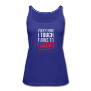 Everything I touch turns into SOLD Women’s Premium Tank Top - royal blue