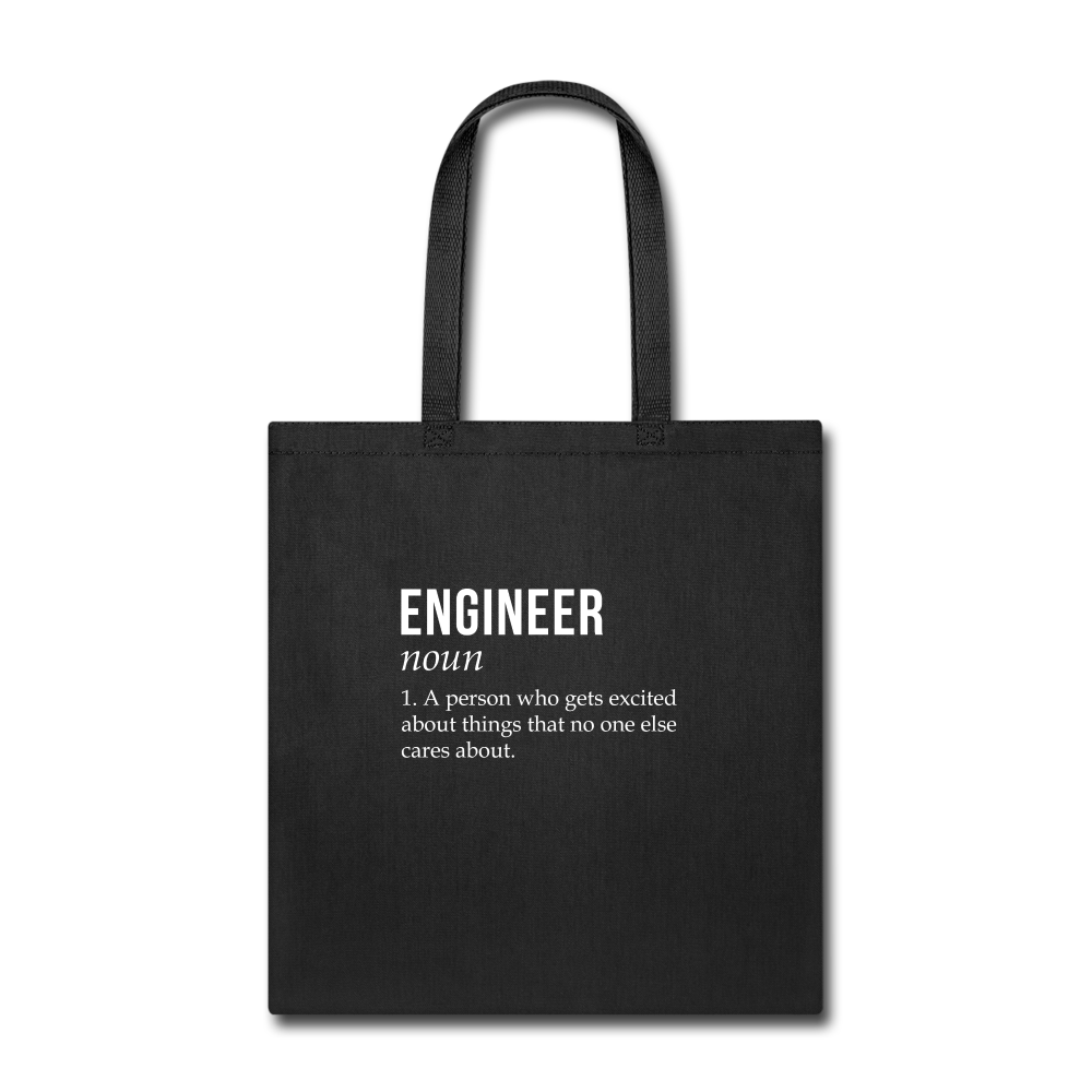Engineer - noun Tote Bag - black