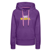 Just Wrestle Women’s Premium Hoodie - purple