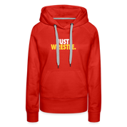 Just Wrestle Women’s Premium Hoodie - red