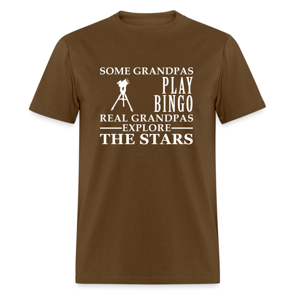 Real Grandpas Astronomy Unisex Classic T-Shirt - brown
