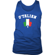Italian O'talian St. Patrick's Gift, Birthday Present, Racerback, Tank Top, Summer Apparel