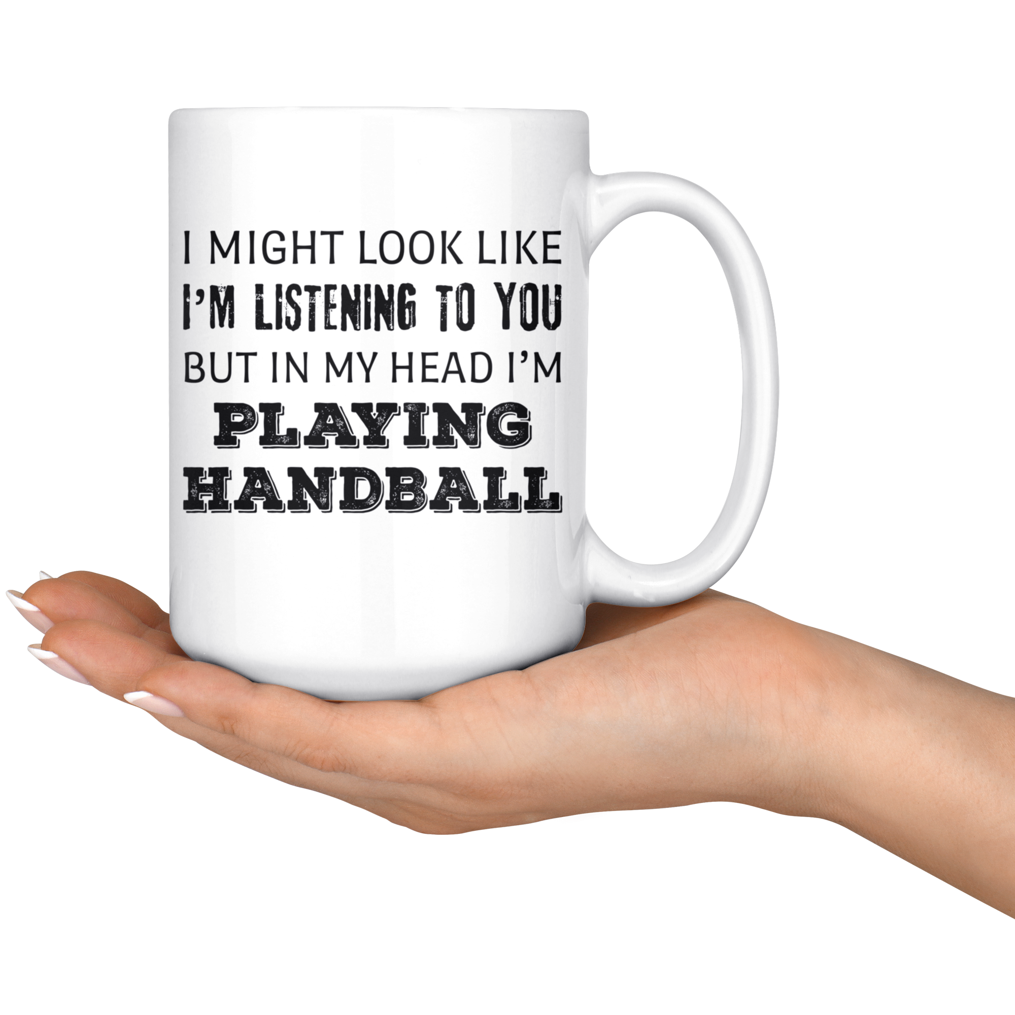 I think about handball