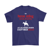 Horse riding Gift, I'm a Horse riding grandpa, Grandpa tee, Unisex T-shirt, Grandfather gift, Grandfather t-shirt