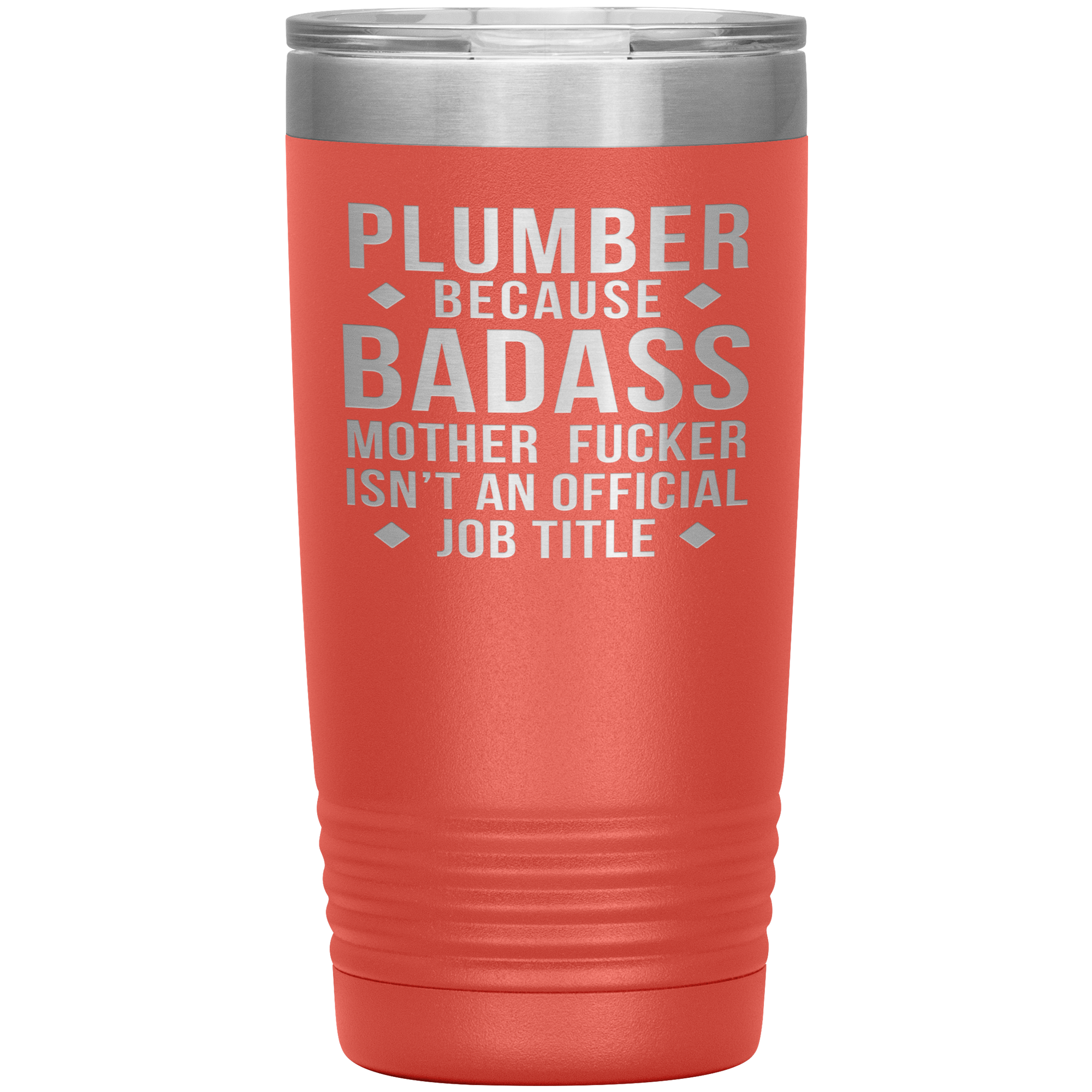 Personalizable Plumber Gift, Plumber badass, 20oz Tumbler, Travel mug, Coffee Tumbler, Present for Plumber Colleague