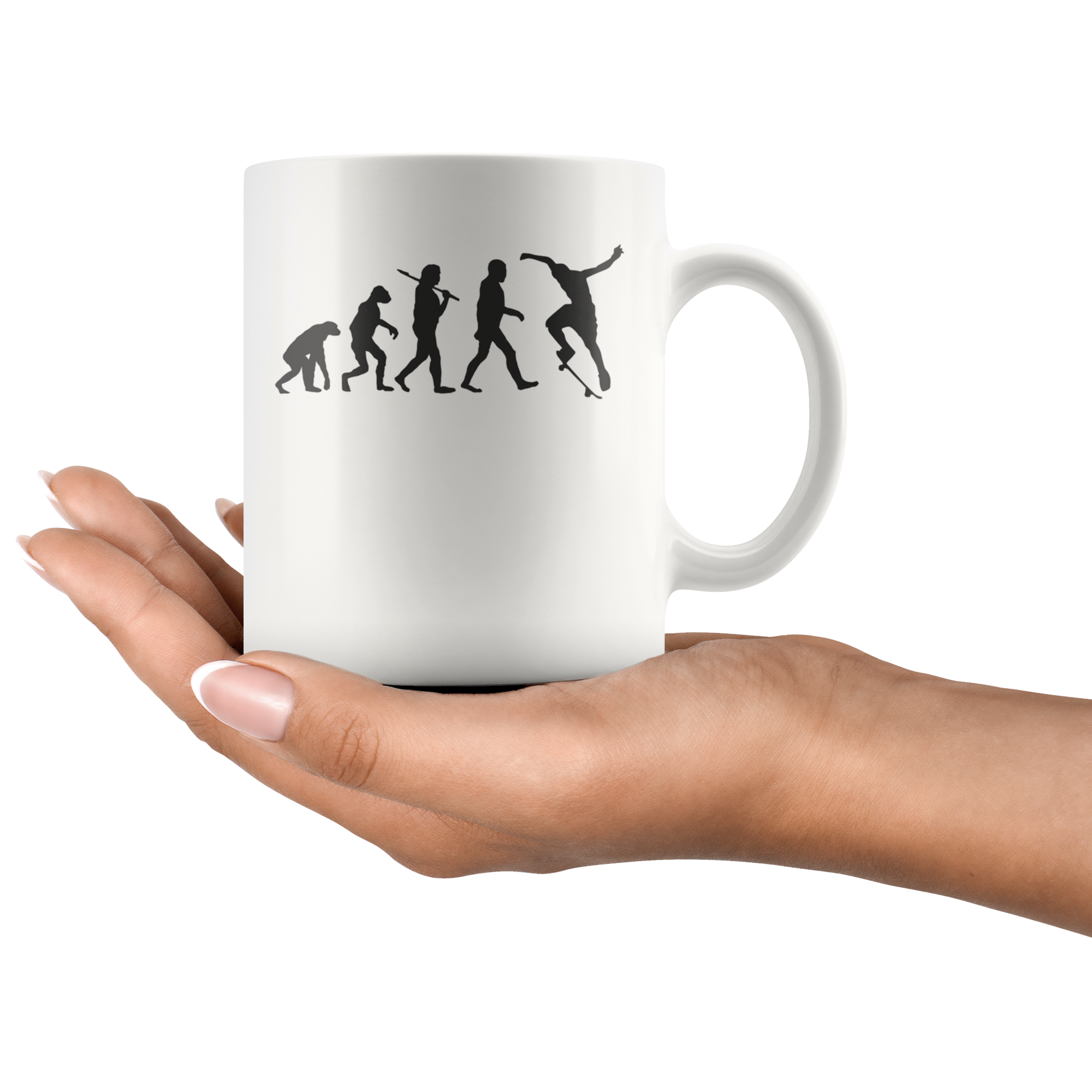 Evolution of skating Coffee Mug 11 oz. Skaters gift