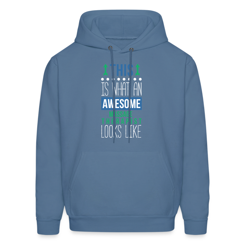 This is what an awesome Massage Therapist looks like S00079 Men's Hoodie - denim blue